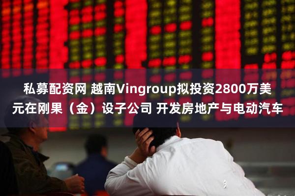 私募配资网 越南Vingroup拟投资2800万美元在刚果（金）设子公司 开发房地产与电动汽车